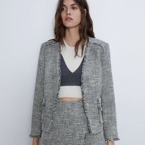 Zara TWEED BLAZER